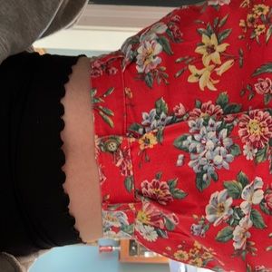 VINTAGE Willow Bend Jean Floral Skirt